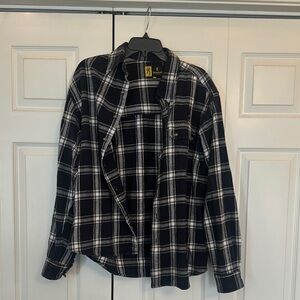 Browning Black and White Plaid Shirt
